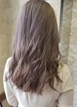 ロング カラー パーマ ヘアアレンジ キッズ ネイル メンズ マツエク・マツパ 🌸グレージュ/ ベージュ🌸yutaのヘアスタイル
