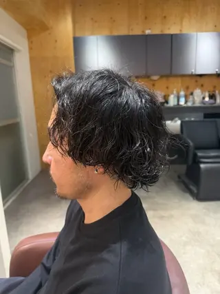 カラー パーマ メンズ パーマ特別価格🔥 宇宙のヘアスタイル