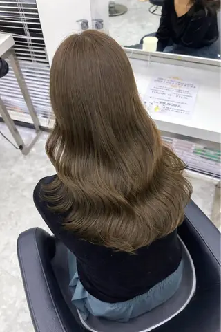 ロング カラー 藍斗│モテ透明感× 顔周りレイヤー🫧のヘアスタイル