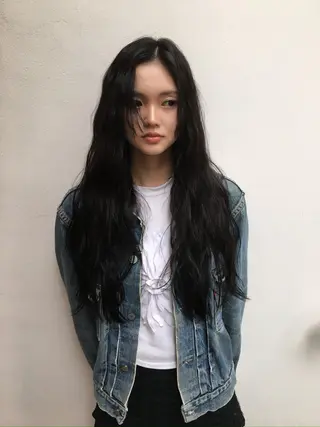 ロング カラー Hanaka🪷 ニュアンス×レイヤーのヘアスタイル