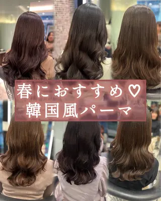 ロング パーマ 韓国カラーお任せ❤️ アサコサユリ🎀の眉毛・アイブロウイメージ