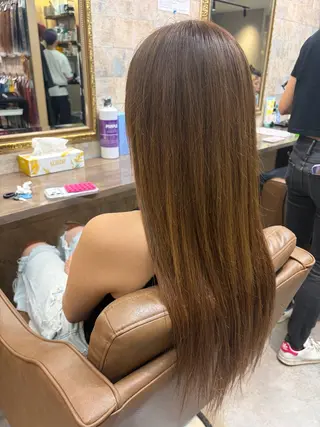 ロング 前田 みのりのヘアスタイル
