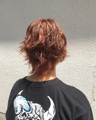 ショート カラー メンズパーマ/新潟駅 NOBUTA🔥のヘアスタイル