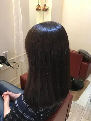 セミロング カラー plaatje 義見のヘアスタイル