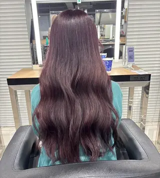 ロング miku/ラベンダー 透明感カラー🪻❤︎のヘアスタイル