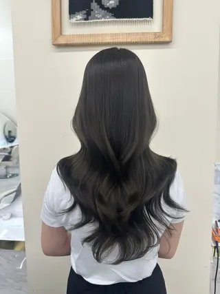 ロング レイヤーカット/髪質 改善/momo🎀のヘアスタイル