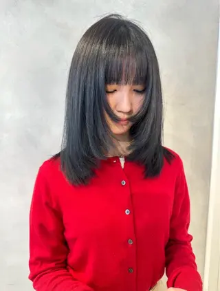 セミロング EIGHT梅田 /HADUKIのヘアスタイル