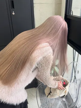 カラー Asami/名古屋/ ハイトーン/デザインのヘアスタイル