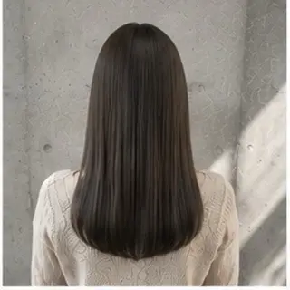 セミロング カラー パーマ 透明感カラー レイヤー/コウスケのヘアスタイル