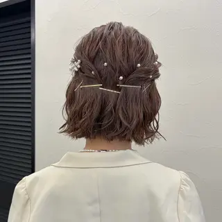 ショート ヘアアレンジ 初めてのショート お任せください✂️のヘアスタイル
