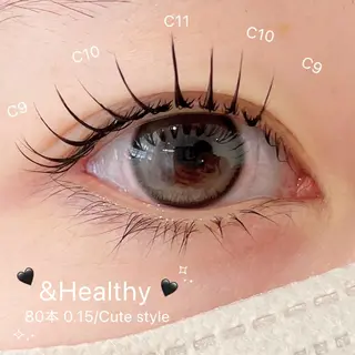 マツエク・マツパ eyelist 相樂のマツエク・マツパデザイン