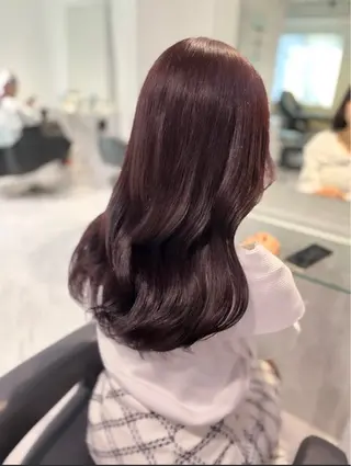 カラー girlな暖色ヘア 🪽🫧ハルナ🎀のヘアスタイル