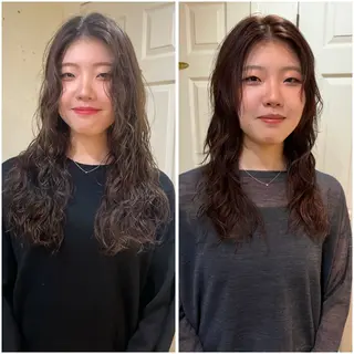 ロング パーマ YUKI 新宿カット パーマ/カラーのヘアスタイル