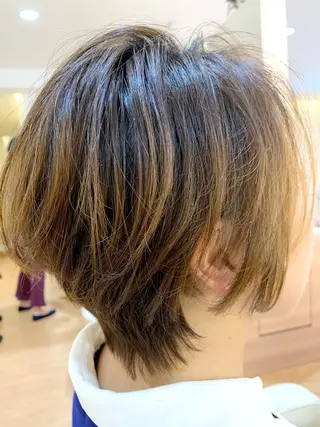 ショート 髪質改善/ハイライト 小林秀樹のヘアスタイル