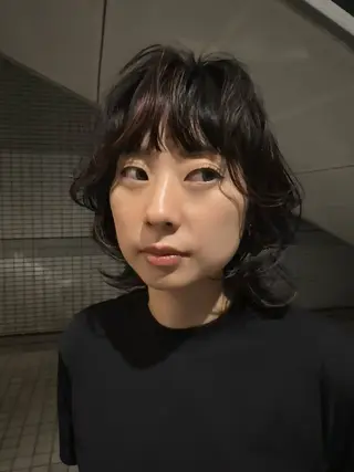 ミディアム 한국에English OK🌼unaのヘアスタイル