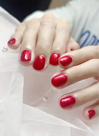 ネイル red veil ネイルのネイルデザイン