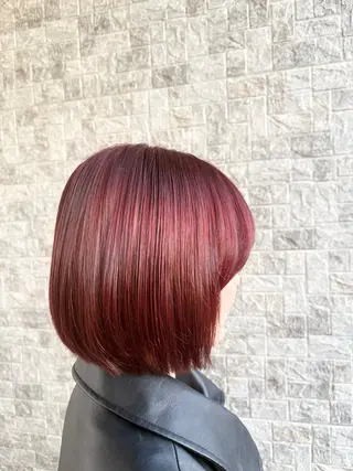 ミディアム カラー LIPPUL QOT Runaのヘアスタイル