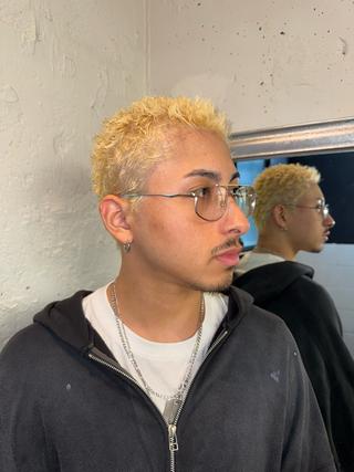 ショート カラー パーマ メンズ 💈メンズ特化💈 TASUKUのヘアスタイル