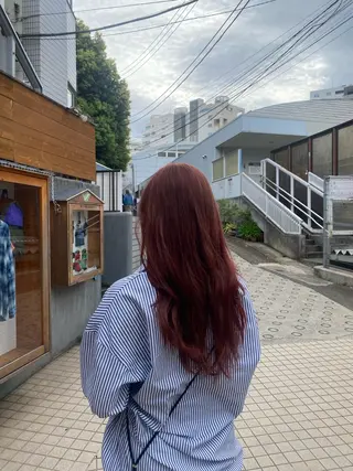 ロング カラー ヘアアレンジ 20代〜40代 大塚🌱松原大将のヘアスタイル