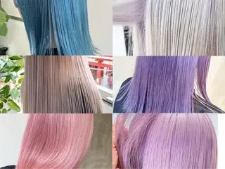 ミディアム カラー ダブルカラーが得意 髙木千惺/大須のヘアスタイル
