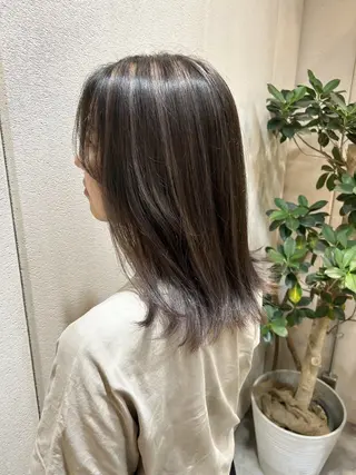 セミロング topstylist 満足度⭐️堀川星哉のヘアスタイル