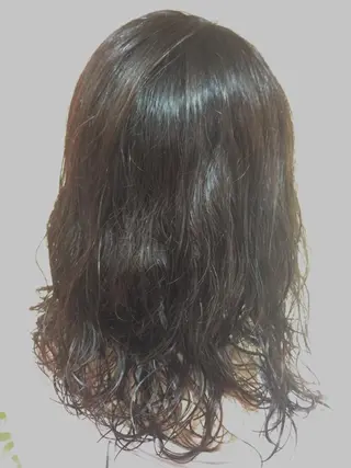 セミロング カラー パーマ 可愛いを作る神 ナオヒロのヘアスタイル