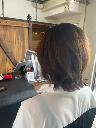 ミディアム カラー NAGONSTYLE 高塩知輝のヘアスタイル