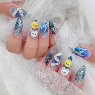 セミロング CHOnail 道玄坂のネイルデザイン