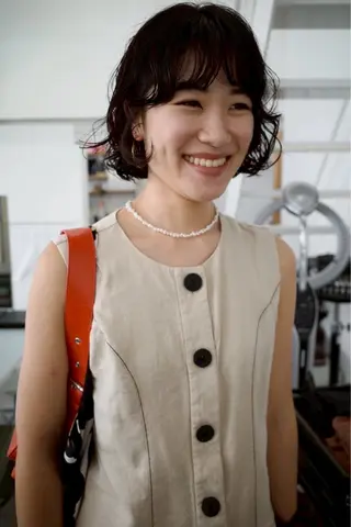 ショート 🧚🏼ボブパーマ 歩美のヘアスタイル
