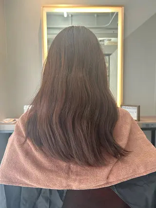 ロング カラー レイヤー/ハイトーン 艶感/ririkaのヘアスタイル