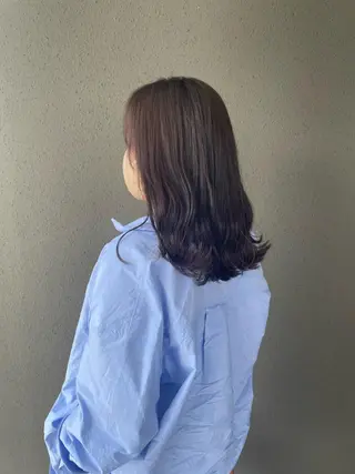 セミロング 山本 愛永のヘアスタイル