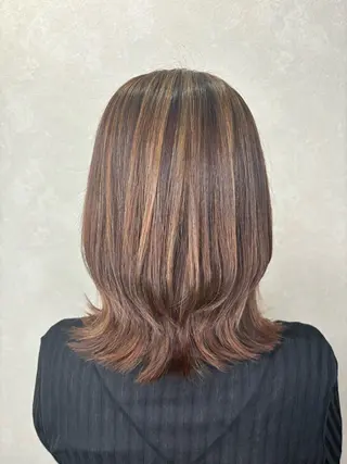 ミディアム エクステ*美髪サロン KR2S河内長野店長のヘアスタイル