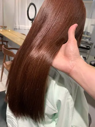 ロング カラー ボブパーマコテ巻き風 パーマNo1深江秀平のヘアスタイル