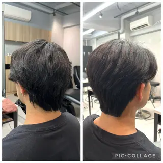 メンズ 小森聖奈 韓国/レイヤーカットのヘアスタイル