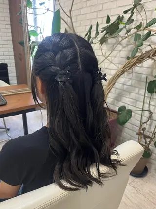 ロング ヘアアレンジ 0円カラーモデル🚺 ／坂本詩穂🌟彡のヘアスタイル