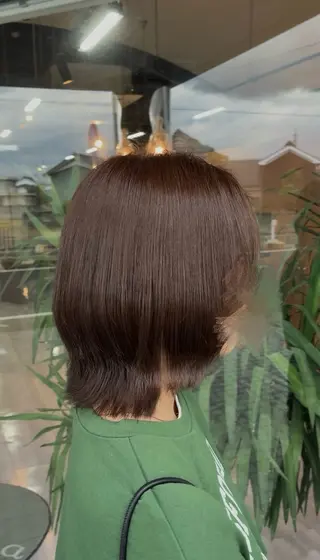 ミディアム カラー arika もえのヘアスタイル