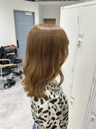 ミディアム カラー ヘアアレンジ ボブ /ニュアンス/ satomi🧸💖のヘアスタイル