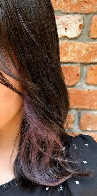 ミディアム カラー ashuley YUKIのヘアスタイル