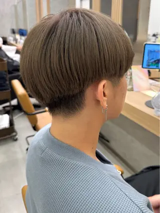 ミディアム メンズ けー すけのヘアスタイル