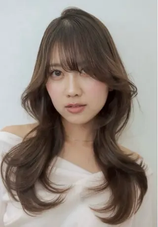 セミロング ゆんな/清潔感ｶｯﾄ 透明感ｶﾗｰ🥯のヘアスタイル