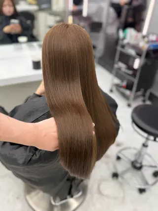 ロング カラー 🥂上品ワンホンヘア 🥂nozomiのヘアスタイル