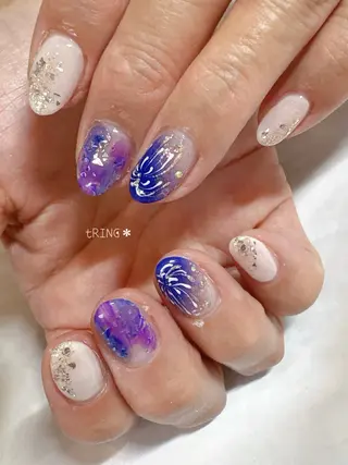 ネイル tRING* しいの木台のネイルデザイン