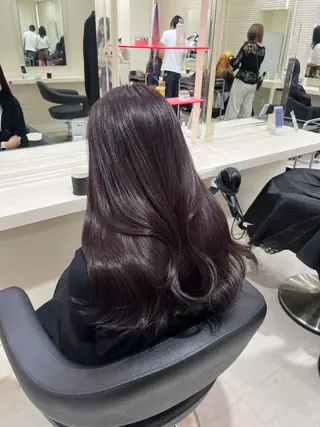 セミロング カラー 💟RINNA 艶カラー💟のヘアスタイル