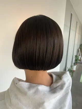ミディアム おせ ちさとのヘアスタイル