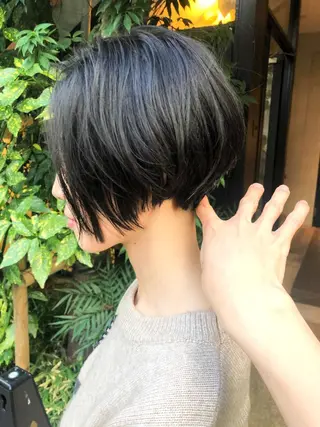 ショート すきバサミを使わない カット✂️✨郡司泰之のヘアスタイル