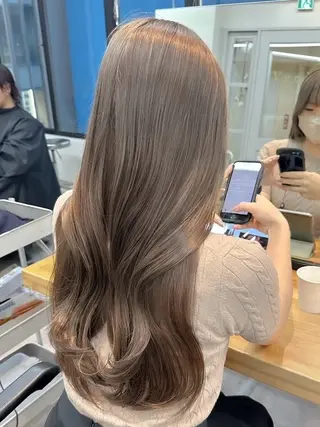 ロング 🧸🍯ダブルカラー モデルmio🍯🧸のヘアスタイル