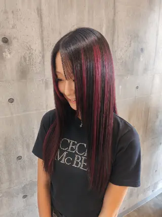 カラー 吉岡 天星のヘアスタイル