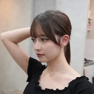 セミロング ✨レイヤーカット✨ 顔まわり✂️鎌倉楓麻のヘアスタイル