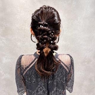 ヘアアレンジ Azu🩰/アレンジ /透明感カラー🎀/のヘアスタイル