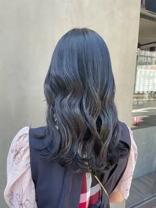 セミロング VISAGE ba.sk 金子詩帆のヘアスタイル